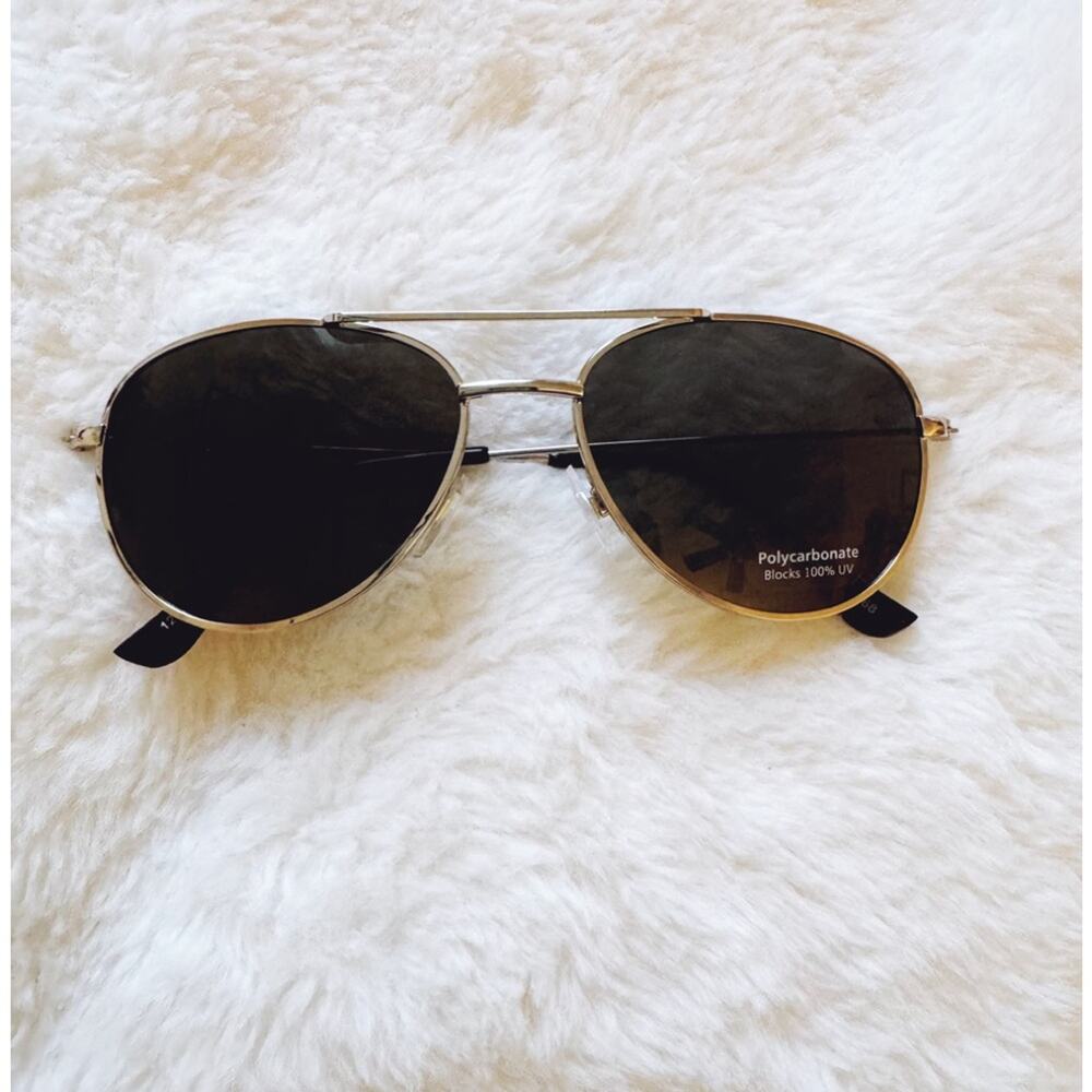 Tiana Silver with Mirrored Lenses Aviator Sunglasses